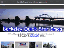 Tablet Screenshot of berkeleystarsmogcheck.com